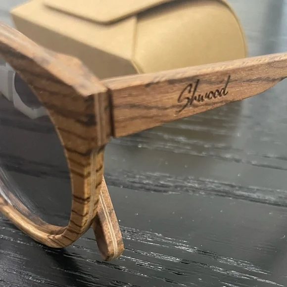Shwood Madison Sunglasses with Zebra wood! - Picture 2 of 7